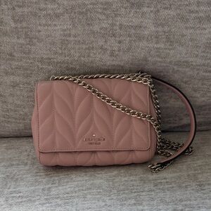 Kate Spade Blush Quilted Crossbody Bag